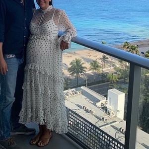 Zimmermann Zippy Polka Dot Silk in White